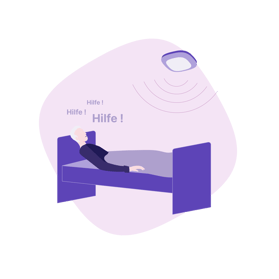 230419_CARE_Illustrationen_lila_background_Hilferuf_1 230419_CARE_Illustrationen_lila_background_Hilferuf_1