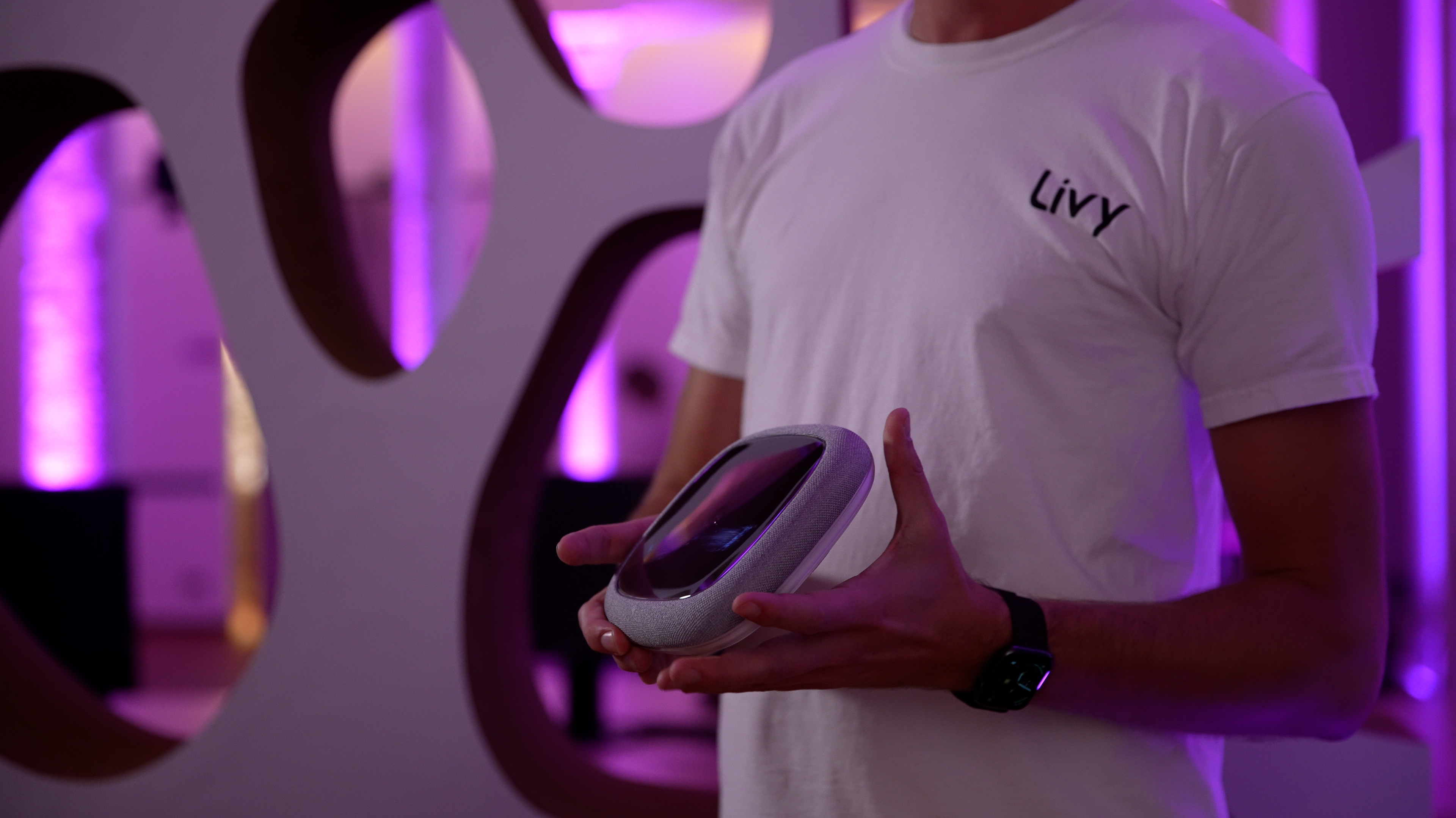Livy Showroom mit Sensorstation