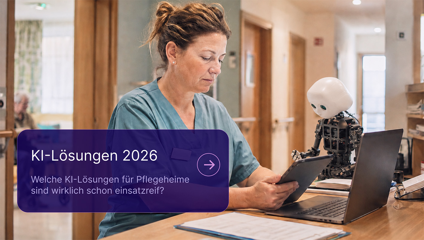 Pflegedokumentation und Ereigniserkennung im Bewohnerzimmer greifen Personal unter die Arme 