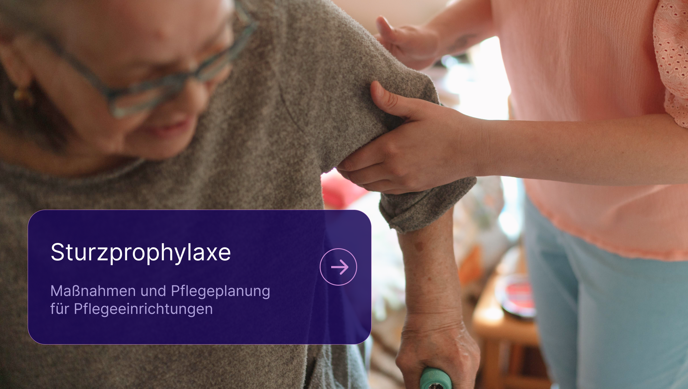 Sturzprävention und schnelle Hilfe bei Stürzen im Pflegeheim mit Livy Care
