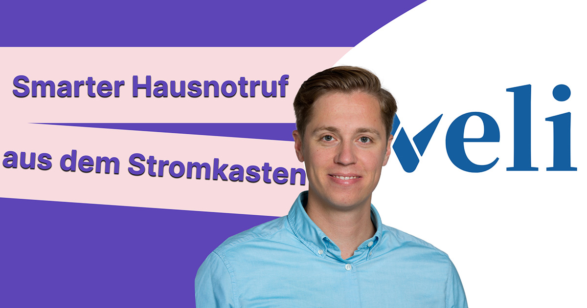 Jan-Peter Seevers von Veli: Smarter Hausnotruf aus dem Stromkasten 