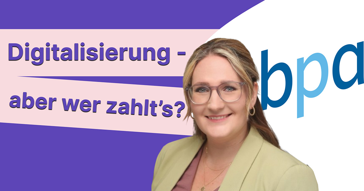 Sandra Stange Digitalisierungsreferentin vom bpa gibt Tipps zur Refinanzierung