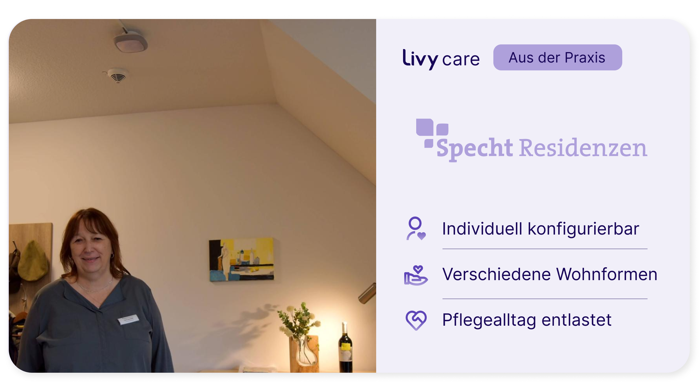 KI-Raumassistenz von Livy Care zieht in der Specht-Gruppe ein
